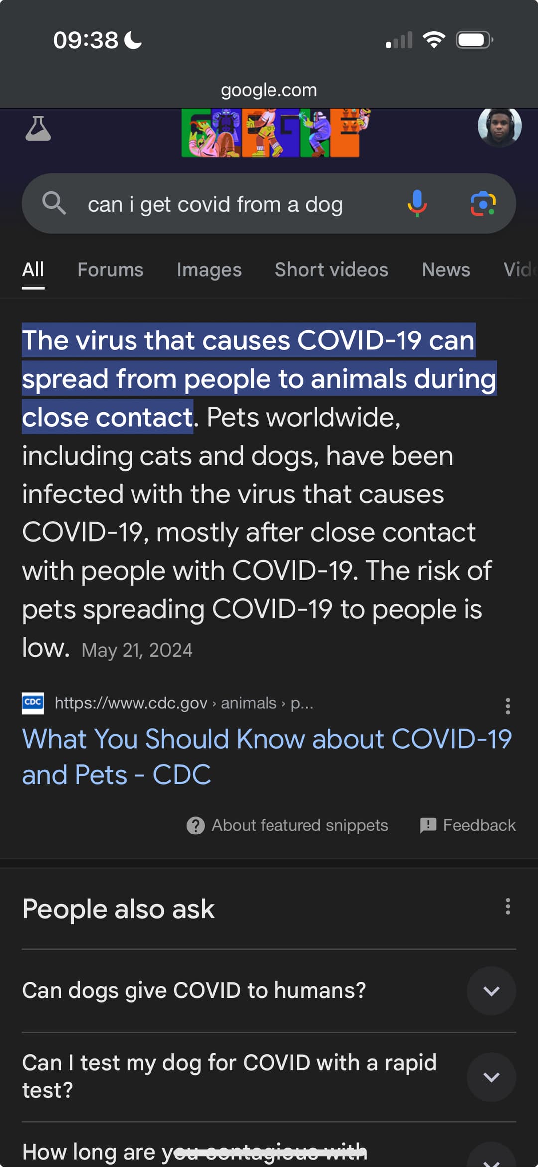 COVID-19: Physician-Vetted Snippets in Search