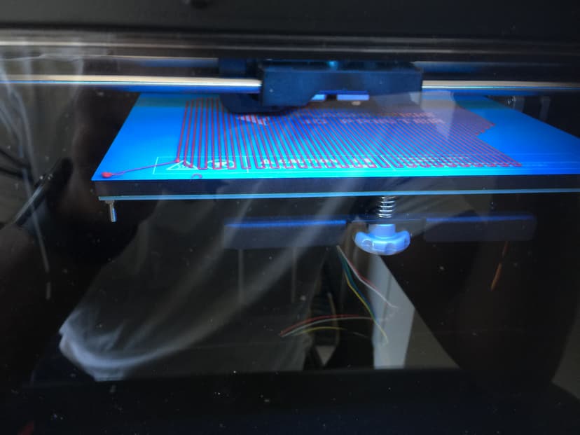 Beginning 3D print