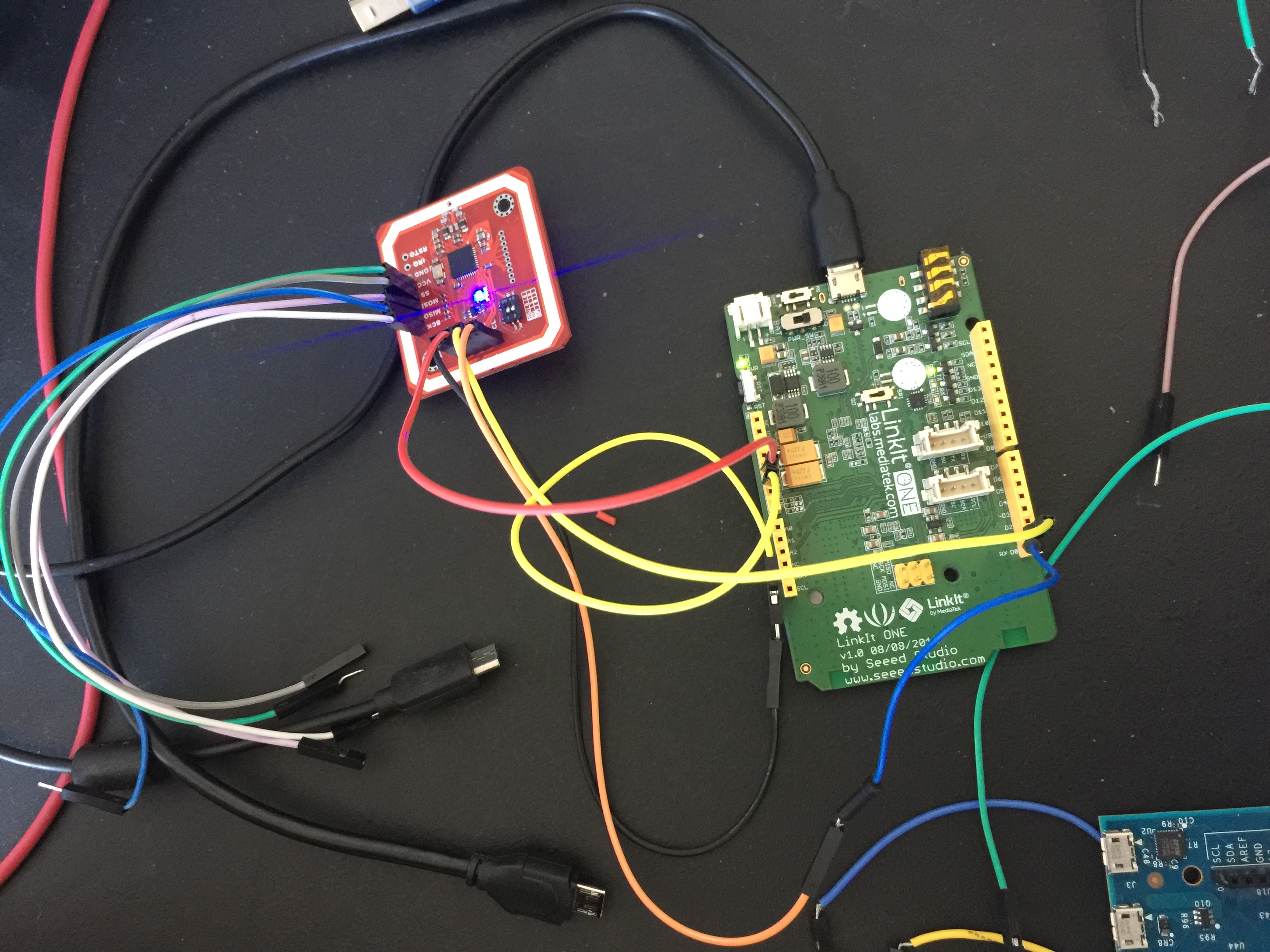 Atrium lock prototype using LinkIt ONE