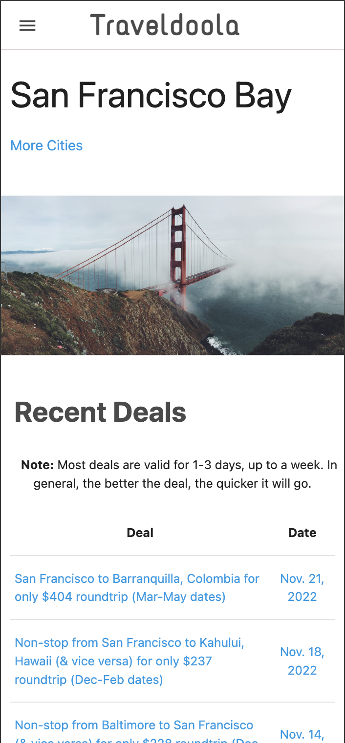 Flight deals